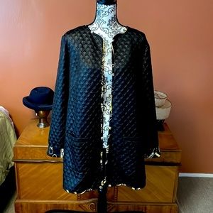 NWT Roz & Ali Black Jacket Size 1X